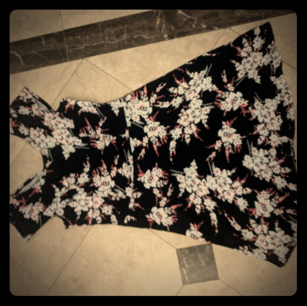 Floral skater dress